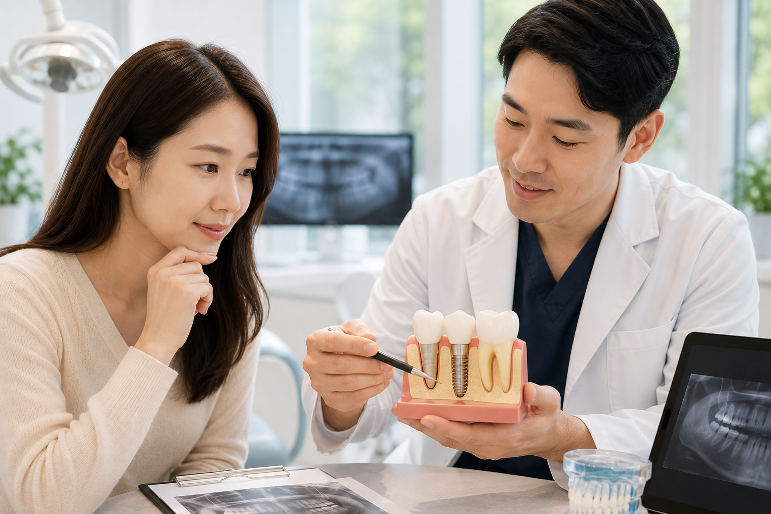 구리 임플란트 상담 전 확인할 구강 상태와 치료 계획